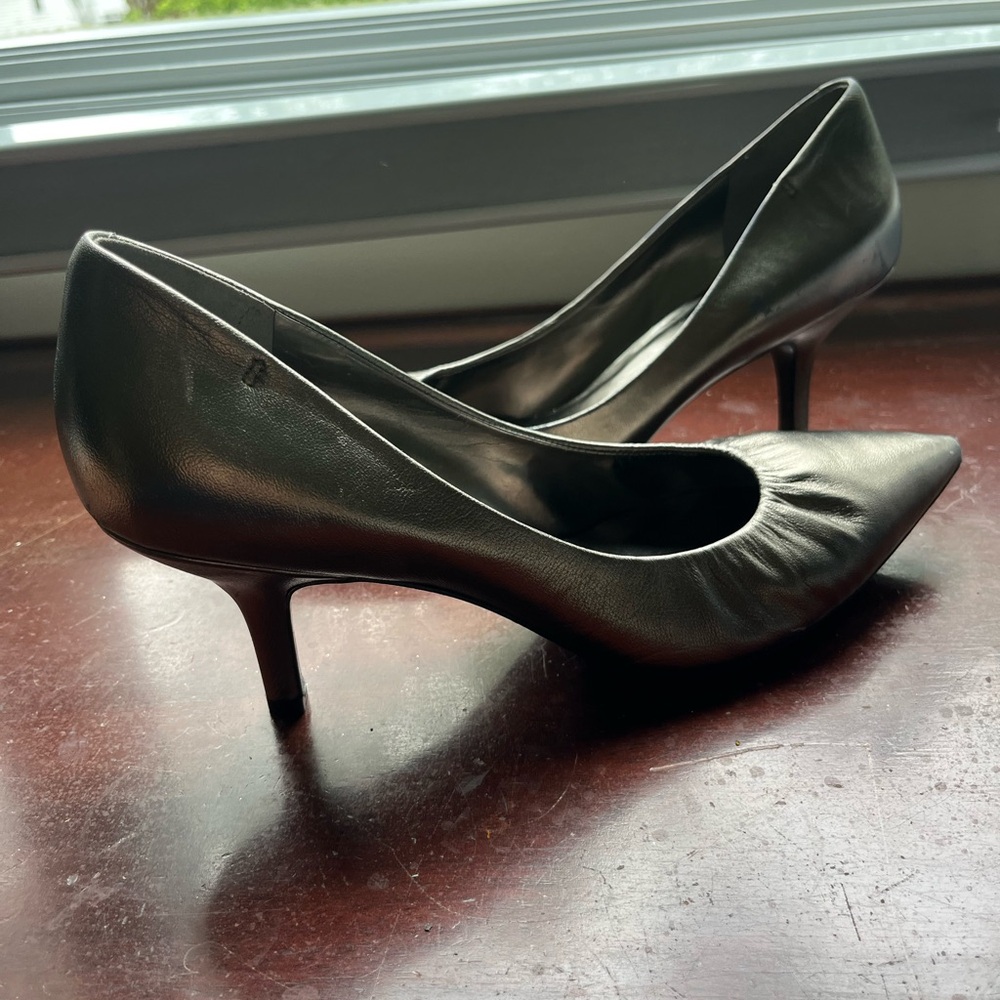 Jessica Simpson Gray Metallic Women's Heels size 9.5